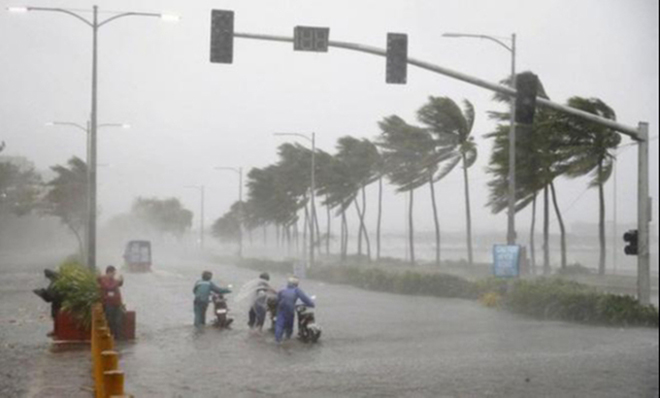 Các tỉnh, thành phố ven biển từ Quảng Ninh đến Phú Yên cần lên các phương án ứng phó với ATNĐ đới có khả năng mạnh lên thành bão - Ảnh minh họa.