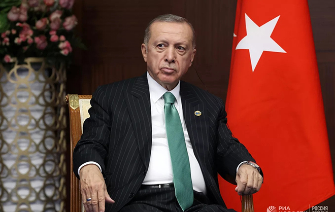 Tổng thống Thổ Nhĩ Kỳ Recep Tayyip Erdogan. Ảnh: RIA Novosti