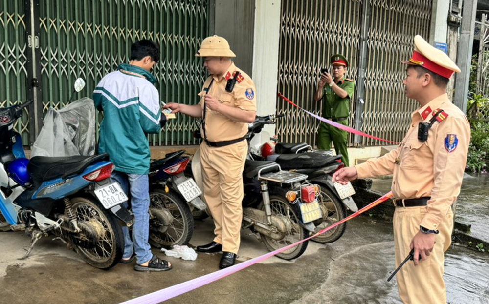 Lực lượng CSGT, Công an tỉnh sẽ tập trung kiểm soát, xử lý vi phạm trật tự ATGT trong lứa tuổi học sinh trung học cơ sở và trung học phổ thông trong thực hiện đợt cao điểm.