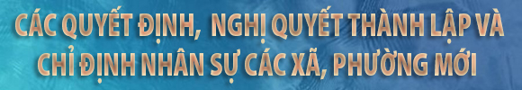 công bố quyết định
