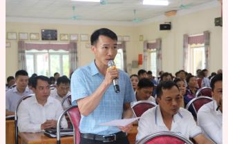 Tổ đại biểu HĐND tỉnh Yên Bái tiếp xúc cử tri 5 xã tại huyện Trấn Yên
