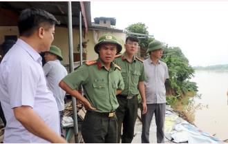 Đoàn công tác tỉnh kiểm tra công tác phòng, chống thiên tai tại huyện Trấn Yên 