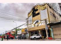 Hiện trường vụ cháy cơ sở karaoke An Phú làm 32 người tử vong