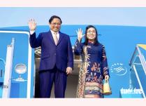 Thủ tướng Phạm Minh Chính và phu nhân lên đường tham dự COP28, hoạt động song phương tại UAE và thăm chính thức Thổ Nhĩ Kỳ