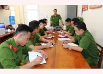 Đội cảnh sát điều tra tội phạm về Kinh tế và Ma tuý Công an huyện Văn Yên họp triển khai nhiệm vụ