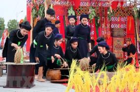 Trích đoạn Lễ hội Then Pang Mẫu của dân tộc Tày, tỉnh Lào Cai.