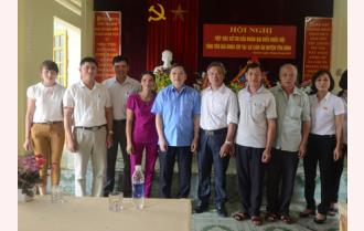 Trưởng đoàn Đại biểu Quốc hội tỉnh Dương Văn Thống tiếp xúc cử tri huyện Yên Bình
