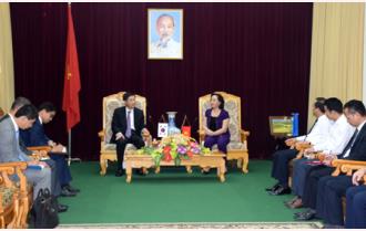 Bí thư Tỉnh ủy, Chủ tịch UBND tỉnh Phạm Thị Thanh Trà tiếp và làm việc với Đại sứ đặc mệnh toàn quyền Hàn Quốc tại Việt Nam 