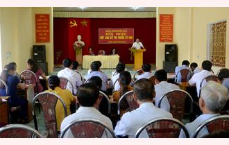 Đoàn đại biểu Quốc hội khoá XIV tỉnh Yên Bái tiếp xúc cử tri huyện Văn Yên




