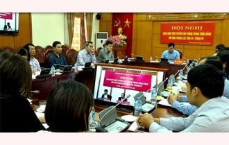 Văn phòng Tỉnh ủy Yên Bái dự họp trực tuyến toàn quốc về công tác văn phòng