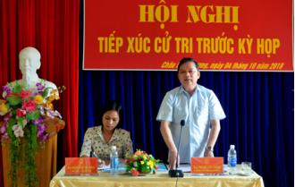 Phó Bí thư Thường trực Tỉnh ủy Dương Văn Thống tiếp xúc cử tri huyện Văn Yên
  



