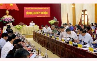 Khai mạc Hội nghị lần thứ 27 mở rộng Ban Chấp hành Đảng bộ tỉnh Yên Bái khóa XVIII