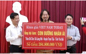 Kênh VietNam Today phối hợp với Báo Yên Bái ủng hộ 
