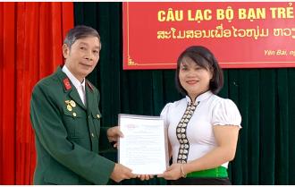 Yên Bái: Ra mắt Câu lạc bộ Bạn trẻ Việt - Lào