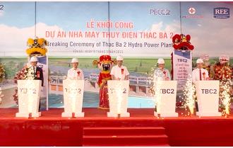 Yên Bái khởi công công trình Nhà máy Thủy điện Thác Bà 2