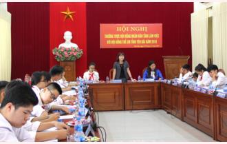 Thường trực HĐND tỉnh làm việc với Hội đồng trẻ em tỉnh Yên Bái năm 2018