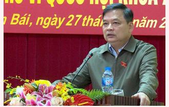Phó Bí thư Thường trực Tỉnh ủy Dương Văn Thống tiếp xúc cử tri thành phố Yên Bái