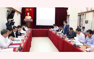 Lãnh đạo hai tỉnh Yên Bái và Hà Giang làm việc với Bộ Giao thông Vận tải về tuyến nối Hà Giang với cao tốc Nội Bài - Lào Cai