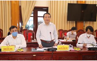 Đoàn công tác của Ban Chỉ đạo tổng kết Nghị quyết số 37 làm việc với tỉnh Yên Bái