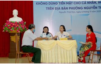 Phường Nguyễn Thái Học triển khai giải pháp không dùng tiền mặt cho cá nhân, hộ kinh doanh