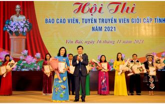 Thành công Hội thi báo cáo viên, tuyên truyền viên giỏi cấp tỉnh Yên Bái năm 2021: Lan tỏa chủ trương, nghị quyết của Đảng