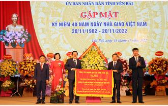 Yên Bái gặp mặt trọng thể kỷ niệm 40 năm Ngày Nhà giáo Việt Nam