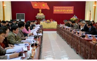 Khai mạc Hội nghị Ban Chấp hành Đảng bộ tỉnh Yên Bái lần thứ 11 mở rộng