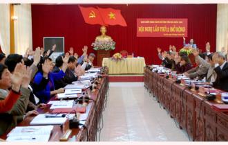 Hội nghị Ban Chấp hành Đảng bộ tỉnh Yên Bái lần thứ 11 (mở rộng) thành công tốt đẹp 