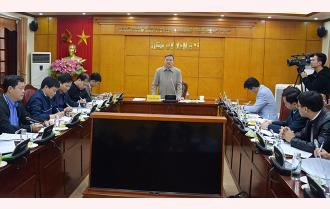 Tổ giúp việc Tiểu ban Văn kiện cho ý kiến xây dựng các văn kiện, báo cáo phục vụ Đại hội XIX Đảng bộ tỉnh Yên Bái