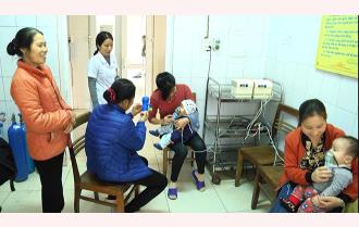 Yên Bái: Bệnh nhi cúm A nhập viện tăng đột biến