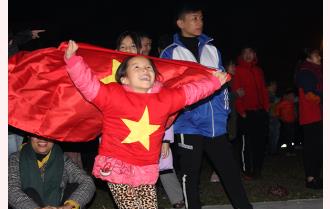 Người dân Yên Bái tự hào với U22 Việt Nam