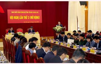 Khai mạc Hội nghị Ban Chấp hành Đảng bộ tỉnh Yên Bái lần thứ 3 (mở rộng)