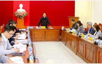 Đảng đoàn Hội đồng nhân dân tỉnh họp đánh giá công tác chuẩn bị Kỳ họp thứ 10