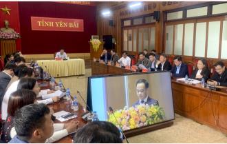 Yên Bái tham dự Hội nghị trực tuyến Thủ tướng Chính phủ đối thoại với nông dân Việt Nam năm 2023