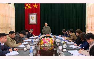 Phó Bí thư Thường trực Tỉnh ủy Dương Văn Thống kiểm tra tình hình phát triển kinh tế - xã hội tại huyện Văn Chấn

