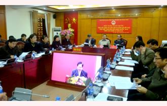 Yên Bái dự Hội nghị trực tuyến triển khai công tác dân vận năm 2019
