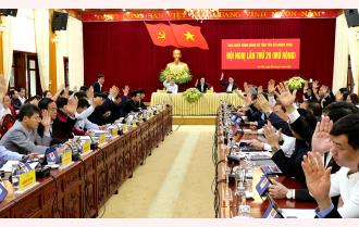 Hội nghị Ban Chấp hành Đảng bộ tỉnh Yên Bái: Quyết tâm thực hiện nhiệm vụ phát triển kinh tế -xã hội ngay từ đầu năm
