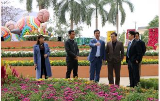 Phó Chủ tịch UBND tỉnh Dương Văn Tiến kiểm tra công tác chỉnh trang đô thị phục vụ Tết Nguyên đán Canh Tý