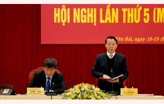 Bế mạc Hội nghị Ban Chấp hành Đảng bộ tỉnh Yên Bái lần thứ 5 (mở rộng): Thông qua 3 nghị quyết chuyên đề