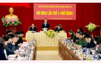 Bế mạc Hội nghị lần thứ 4 (mở rộng) Ban Chấp hành Đảng bộ tỉnh Yên Bái: Phấn đấu đạt mức cao nhất các mục tiêu, nhiệm vụ năm 2021