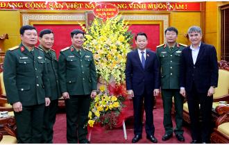 Bộ Tư lệnh Quân khu II chúc Tết Đảng bộ, chính quyền và nhân dân tỉnh Yên Bái