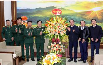 Bộ Tư lệnh Quân khu 2 kiểm tra công tác sẵn sàng chiến đấu và chuẩn bị Tết Nguyên đán Giáp Thìn 2024 tại tỉnh Yên Bái
