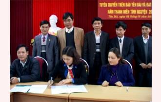 Tỉnh Đoàn Yên Bái ký kết tuyên truyền với cơ quan báo chí của tỉnh