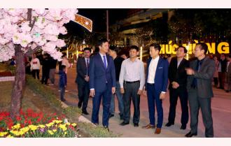 Khai mạc đường hoa Tết Kỷ Hợi 2019 tại thành phố Yên Bái