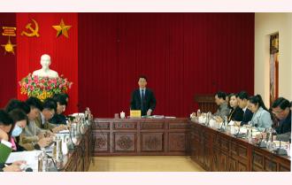 Chủ tịch UBND tỉnh Đỗ Đức Duy: Văn Yên cần chủ động phòng dịch bệnh nCoV theo 4 cấp độ
