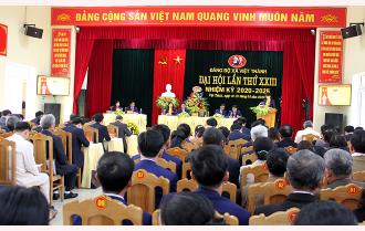 Khai mạc Đại hội Đảng bộ xã Việt Thành lần thứ XXIII, nhiệm kỳ 2020 – 2025