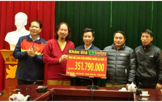 Kênh VietNam Today trao gần 352 triệu đồng ủng hộ 