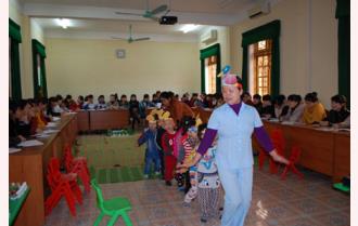Yên Bái: Gần 60 sinh viên kiến tập tại Nhóm trẻ cộng đồng 