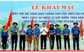 Yên Bái: Tưng bừng Ngày hội ATGT khu vực miền núi phía Bắc, Ngày chạy Olympic và Ngày hội thanh niên Yên Bái  2015