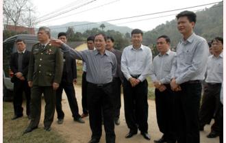 Bí thư Tỉnh ủy Phạm Duy Cường kiểm tra tình hình xây dựng nông thôn mới, công tác chuẩn bị bầu cử tại huyện Trấn Yên